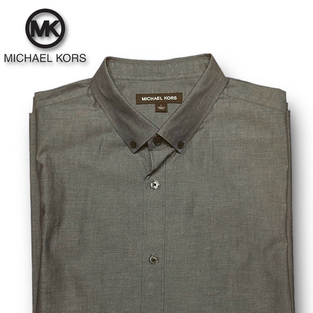 Michael Kors Men’s Short Sleeve Button Down Shirt
